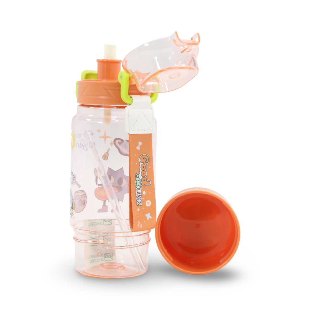 "Yep!" Plastic Water Bottle – Orange