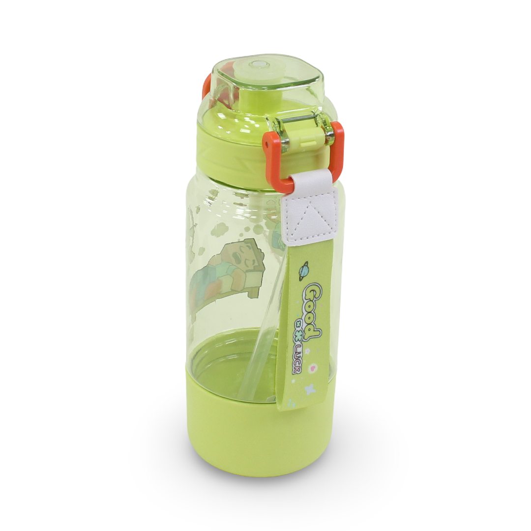 Minecraft Plastic Water Bottle – Green