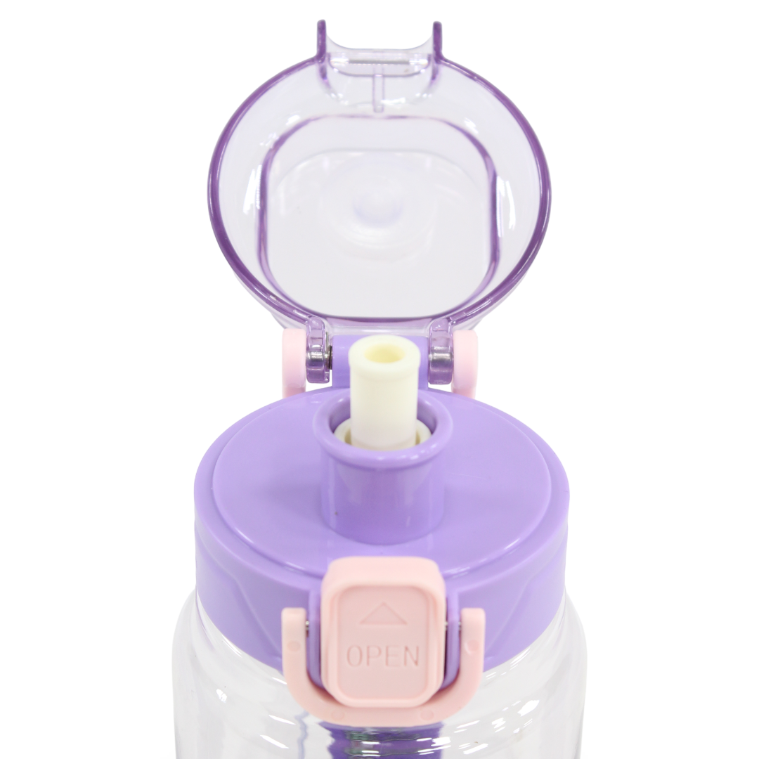 Kuromi Plastic Water Bottle – Purple