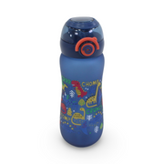 Dinosaur Plastic Water Bottle – Navy