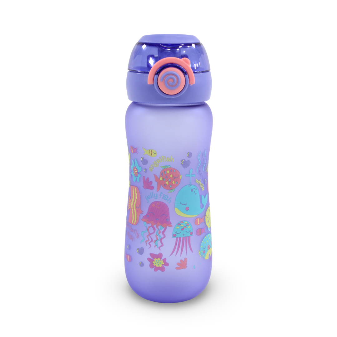 Fish Plastic Water Bottle – Blue