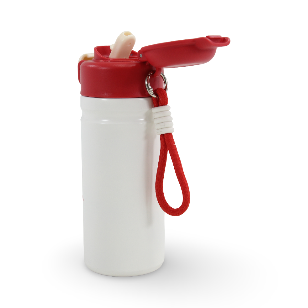 Stitch Stainless Steel Water Bottle – Red