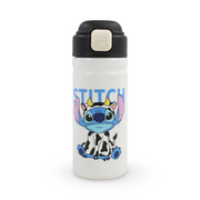 Stitch Stainless Steel Water Bottle – Black