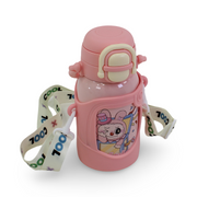 Labubu Stainless Steel Water Bottle – Pink