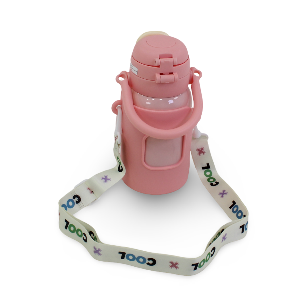 Labubu Stainless Steel Water Bottle – Pink