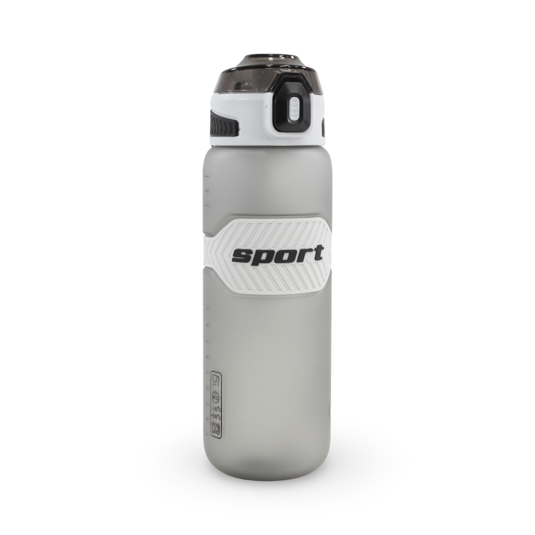 Sport Plastic Water Bottle – Grey