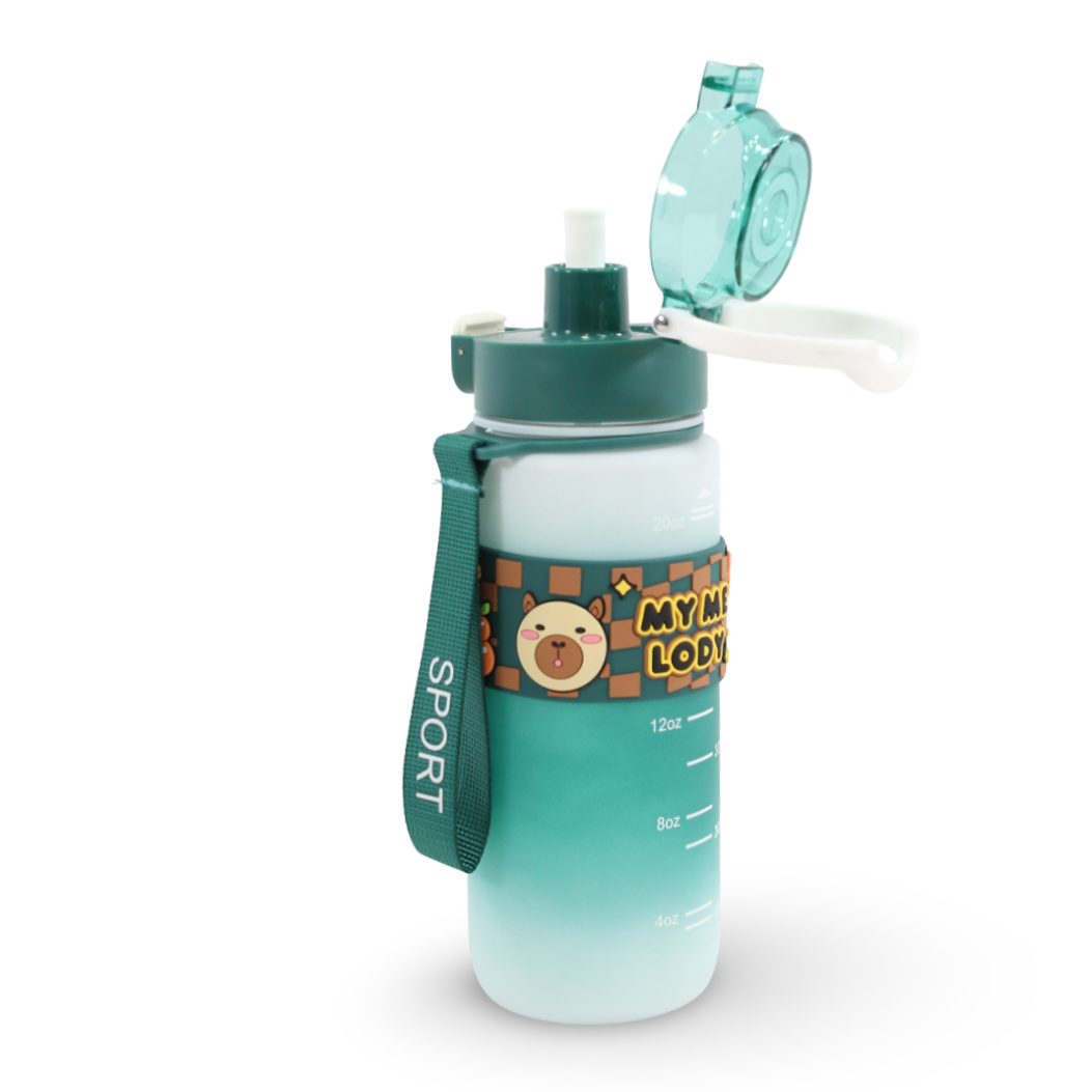 My Melody Plastic Water Bottle – Green