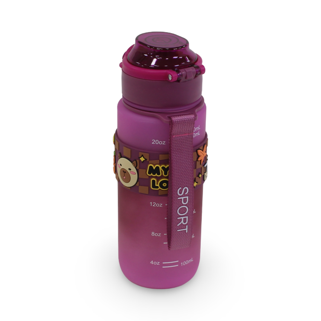 My Melody Plastic Water Bottle – Fuchsia