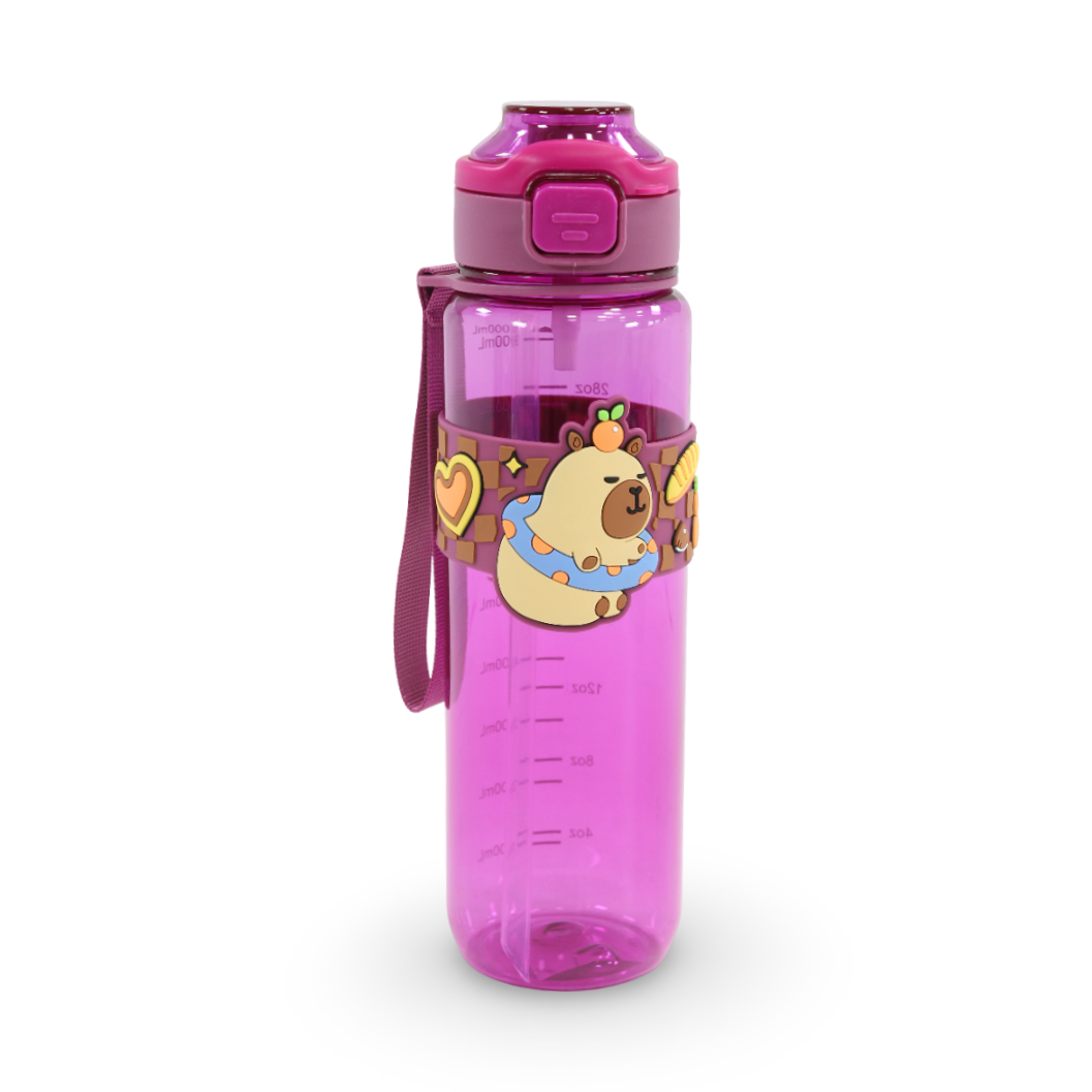 My Melody Plastic Water Bottle – Fuchsia
