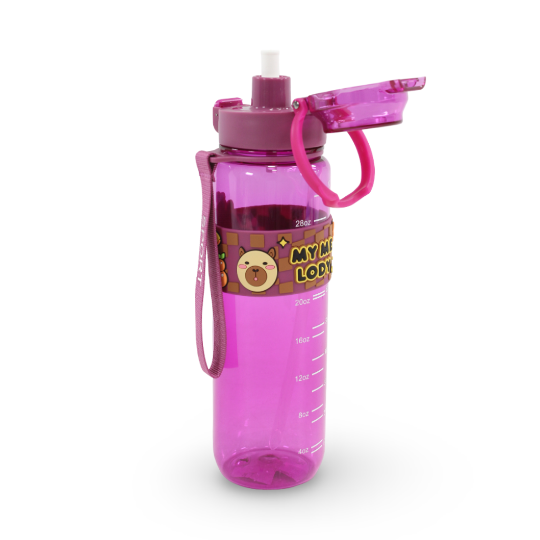 My Melody Plastic Water Bottle – Fuchsia