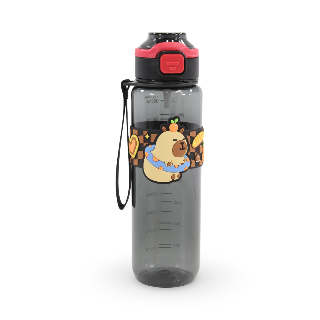 My Melody Plastic Water Bottle – Black
