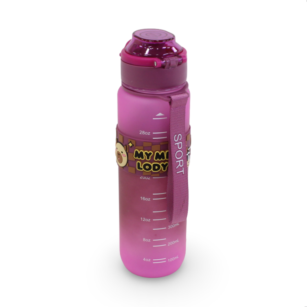 My Melody Plastic Water Bottle – Fuchsia