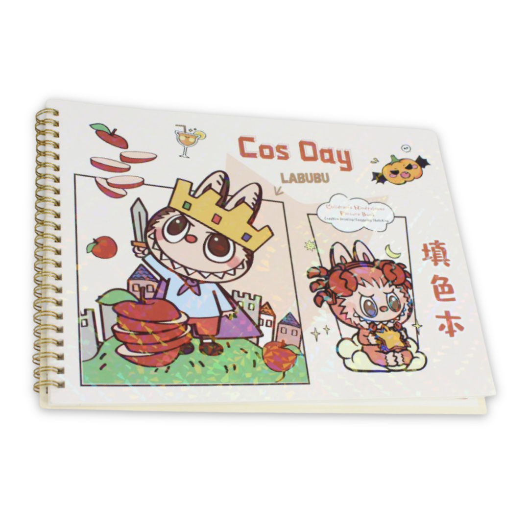 Labubu "Cos Day" Coloring Notebook