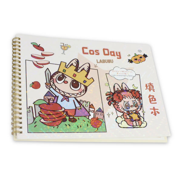 Labubu "Cos Day" Coloring Notebook