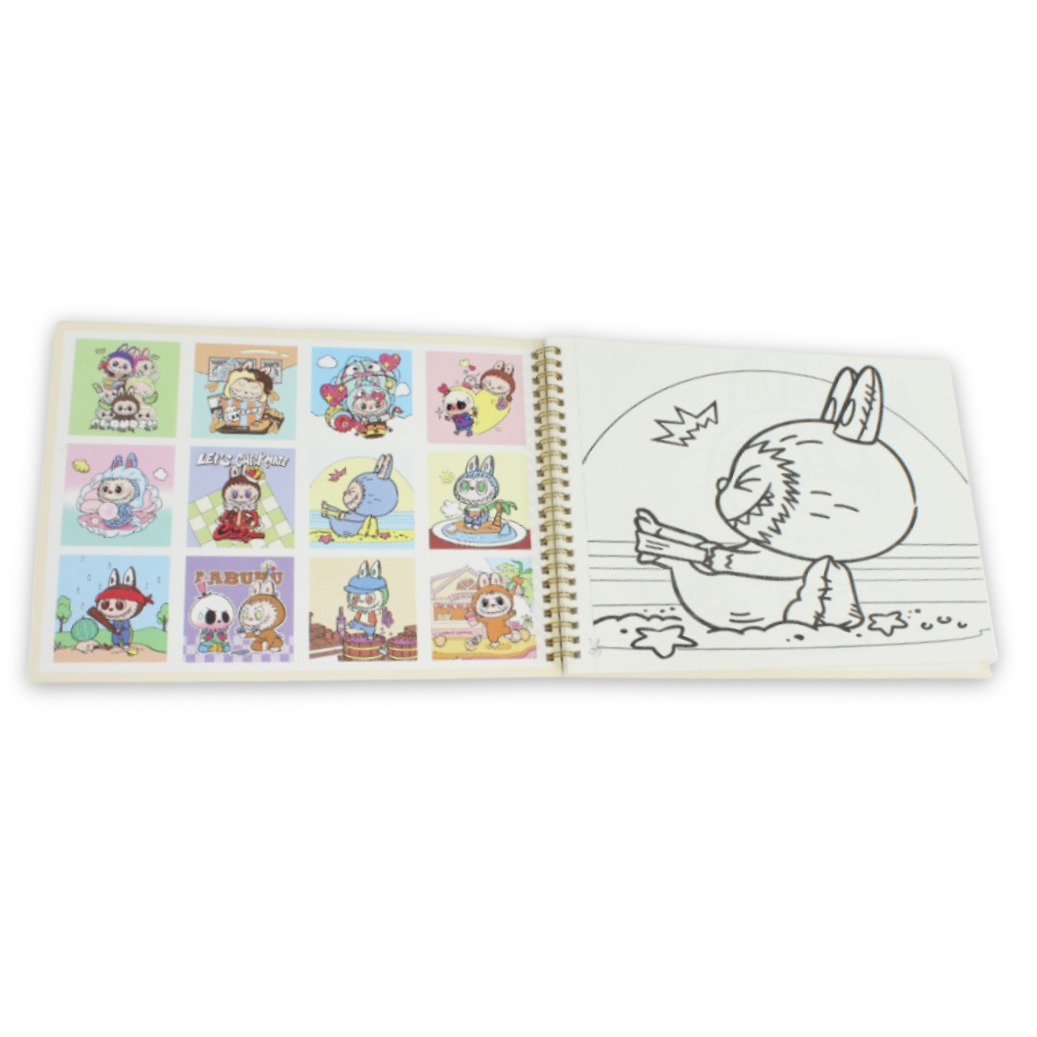 Labubu "Cos Day" Coloring Notebook - School - Tokyo