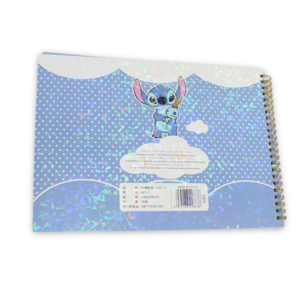 Stitch Coloring Book – Baby Blue
