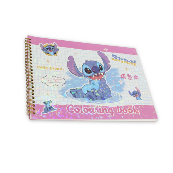 Stitch Coloring Book – Pink