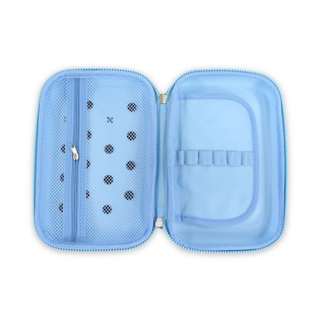 EVA Mermaid 3D Hardcover Pencil Case – Baby Blue