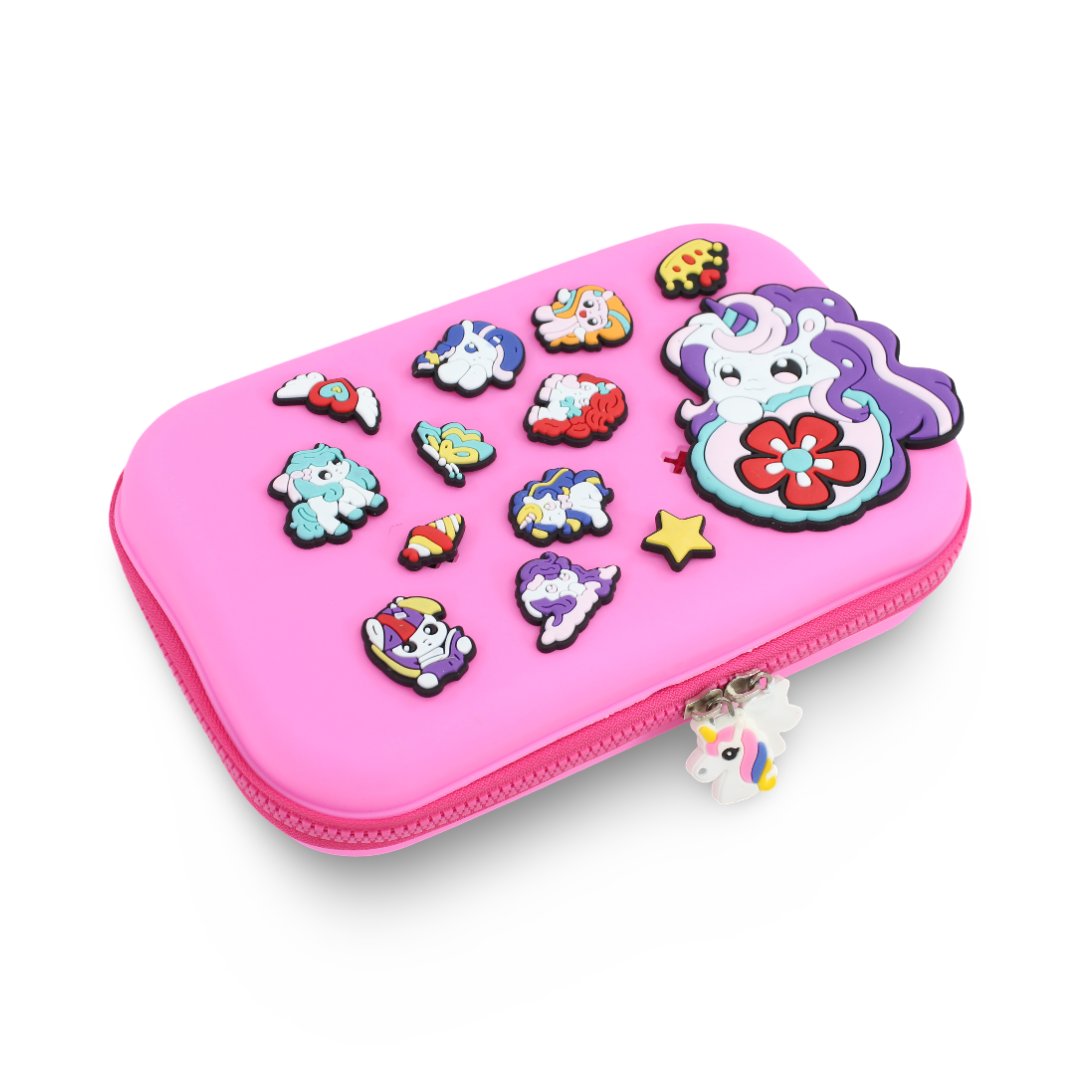 Unicorn 3D Hardcover Pencil Case – Pink - School - Tokyo