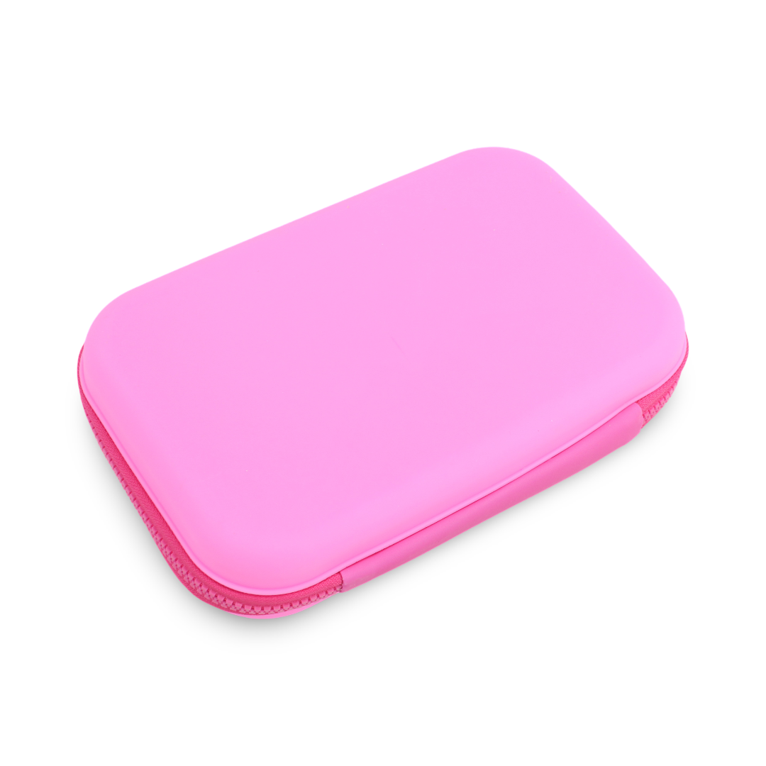 Unicorn 3D Hardcover Pencil Case – Pink