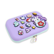 Unicorn 3D Hardcover Pencil Case – Purple