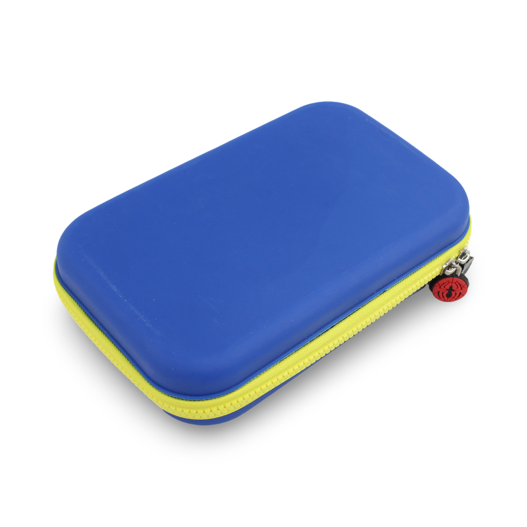 Iron-Man 3D Hardcover Pencil Case – Blue