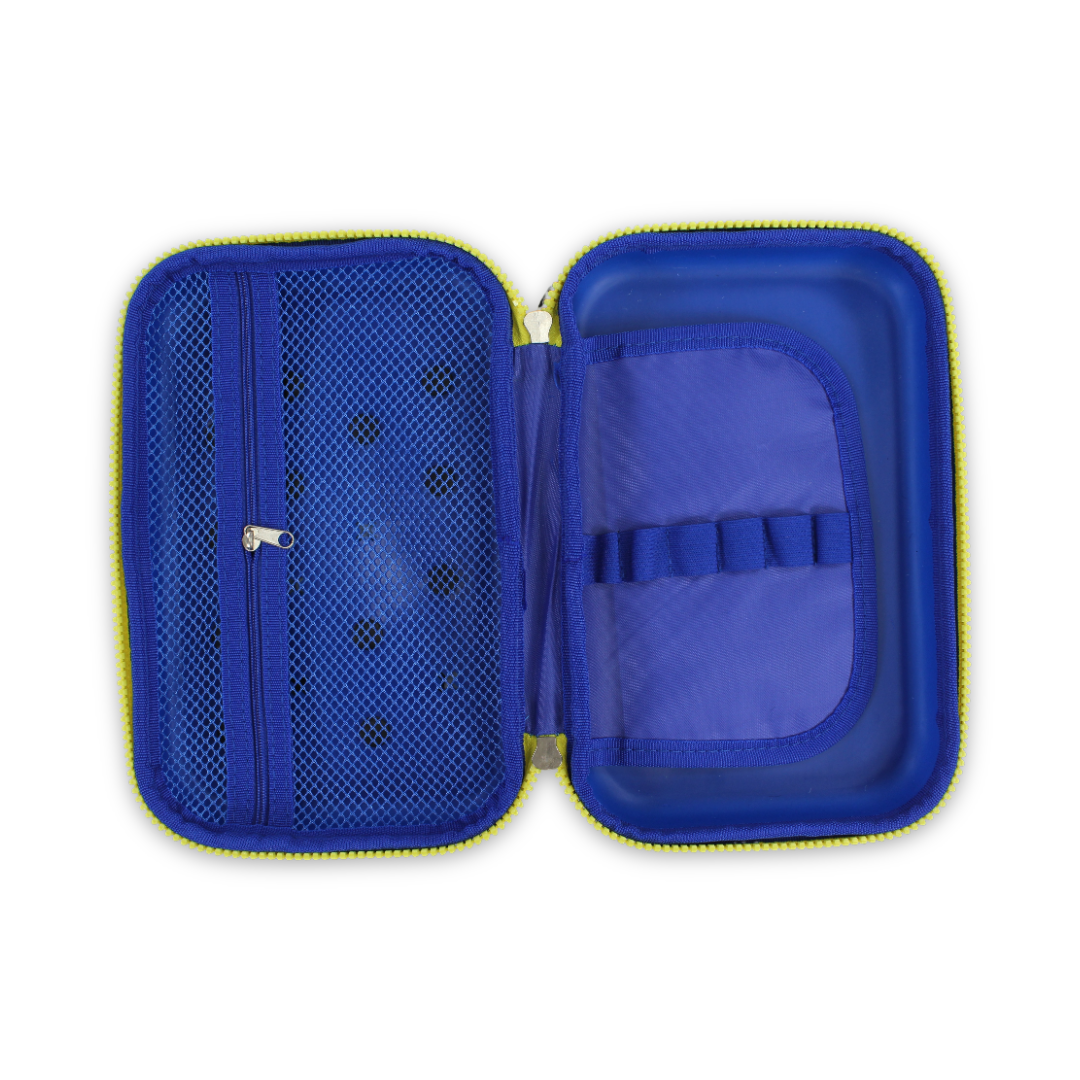 Iron-Man 3D Hardcover Pencil Case – Blue