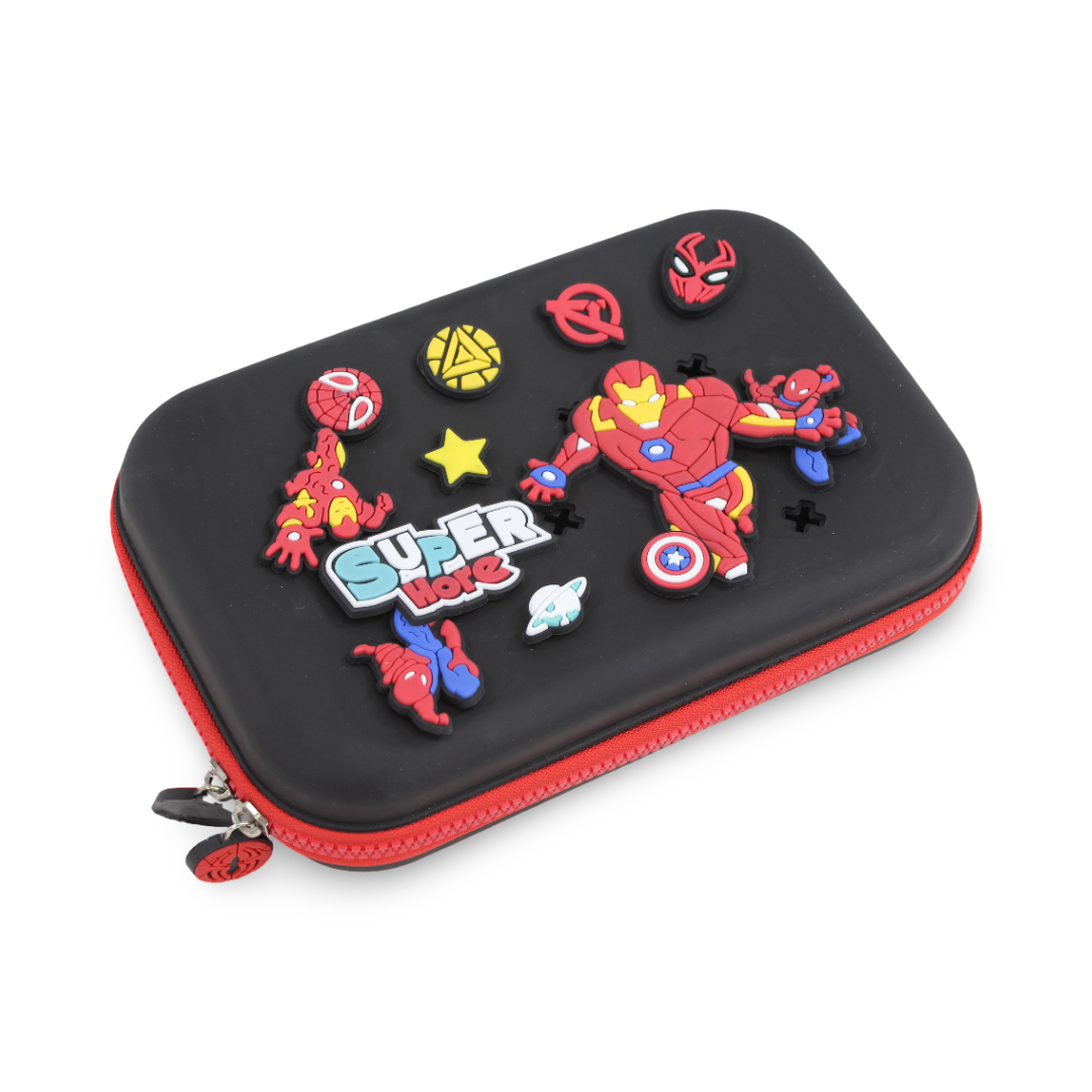 Iron-Man 3D Hardcover Pencil Case – Black
