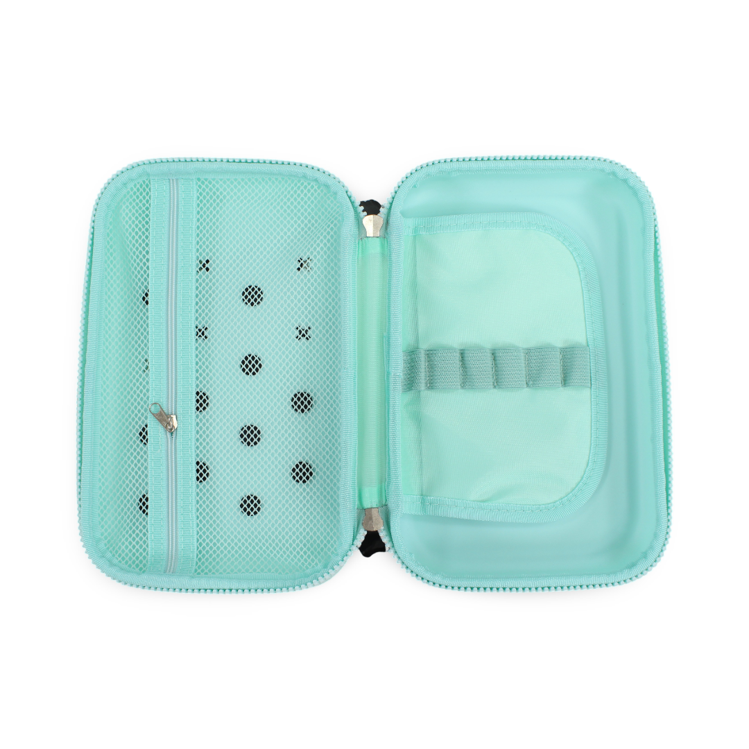 Kuromi 3D Hardcover Pencil Case – Turquoise