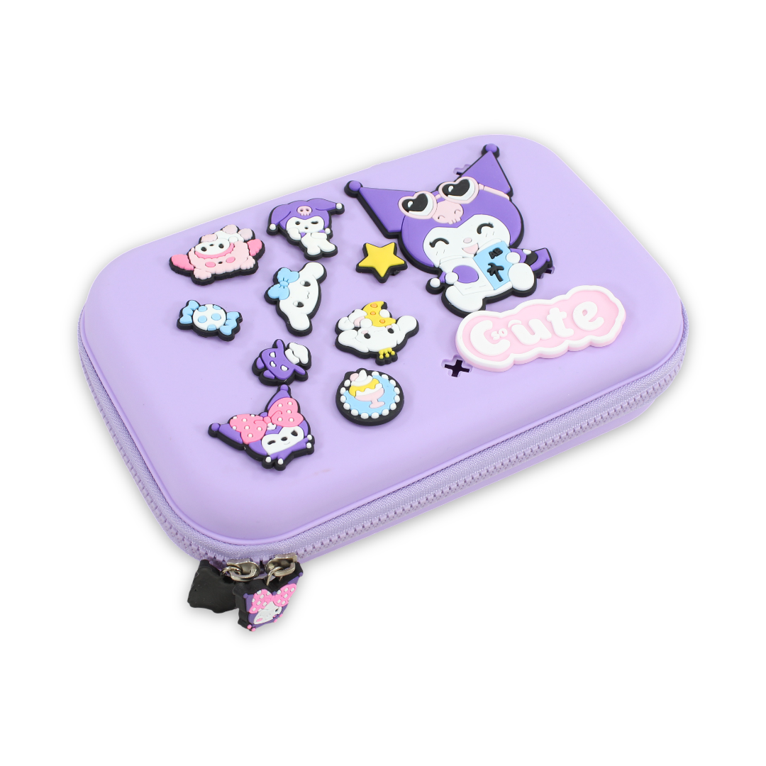 Kuromi 3D Hardcover Pencil Case – Purple - School - Tokyo