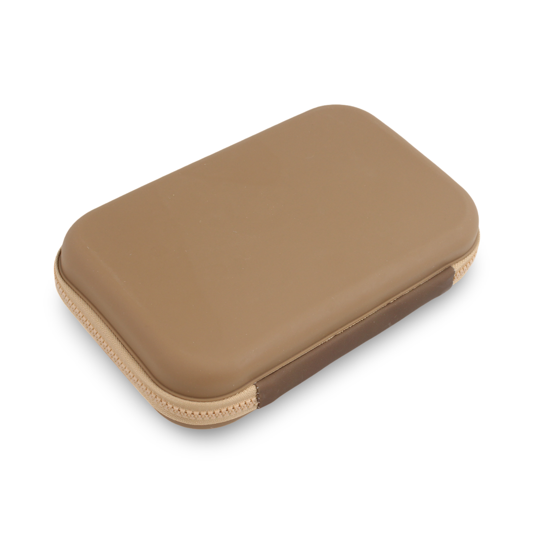 Capybara 3D Hardcover Pencil Case – Brown