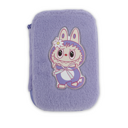 Labubu The Monsters Plush Pencil Case – Purple