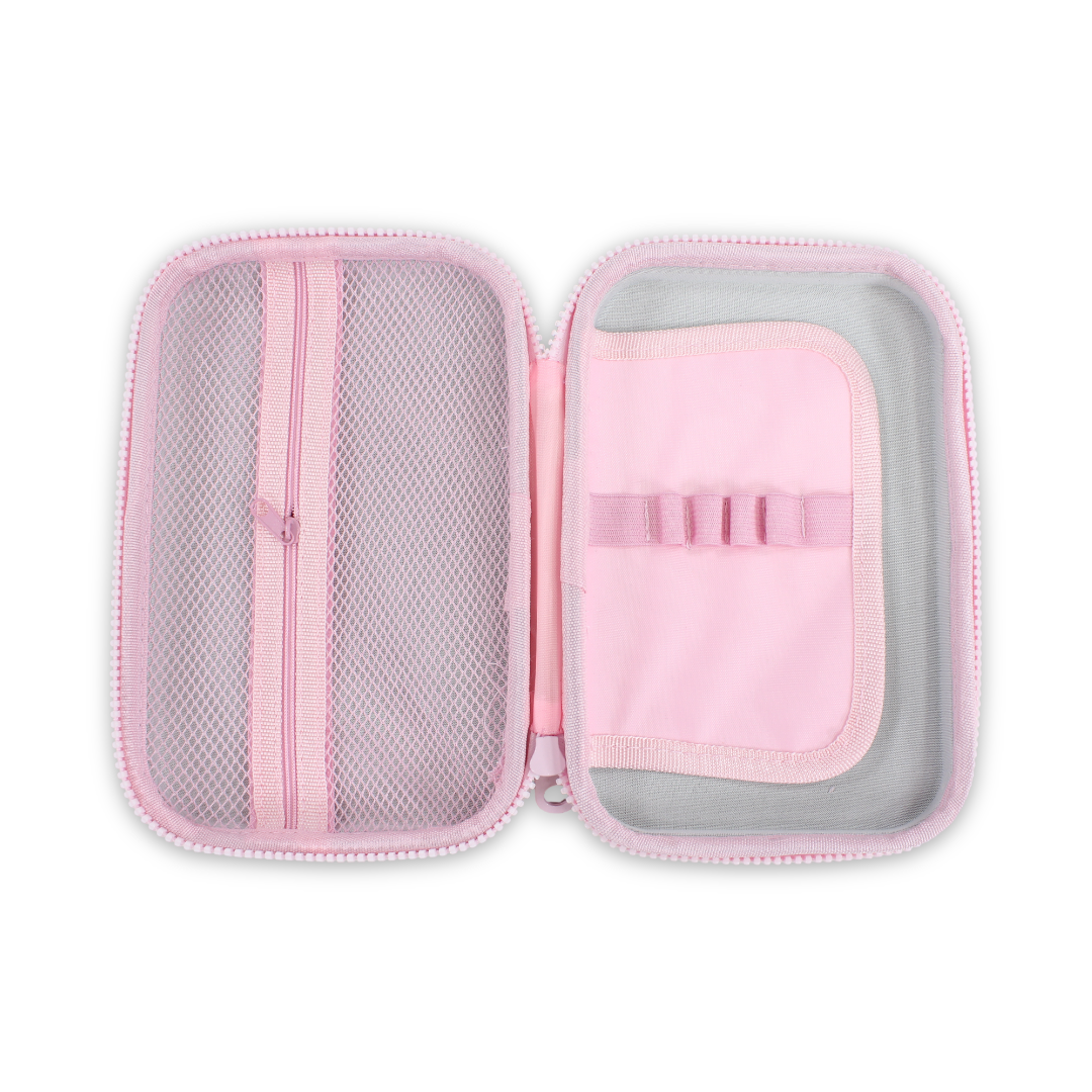 Labubu The Monsters Plush Pencil Case – Pink