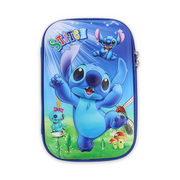 Stitch Hardcover Pencil Case – Blue