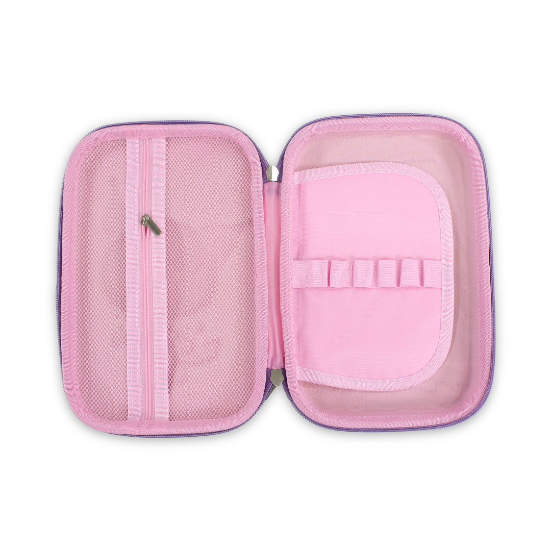 Kuromi Hardcover Pencil Case – Purple