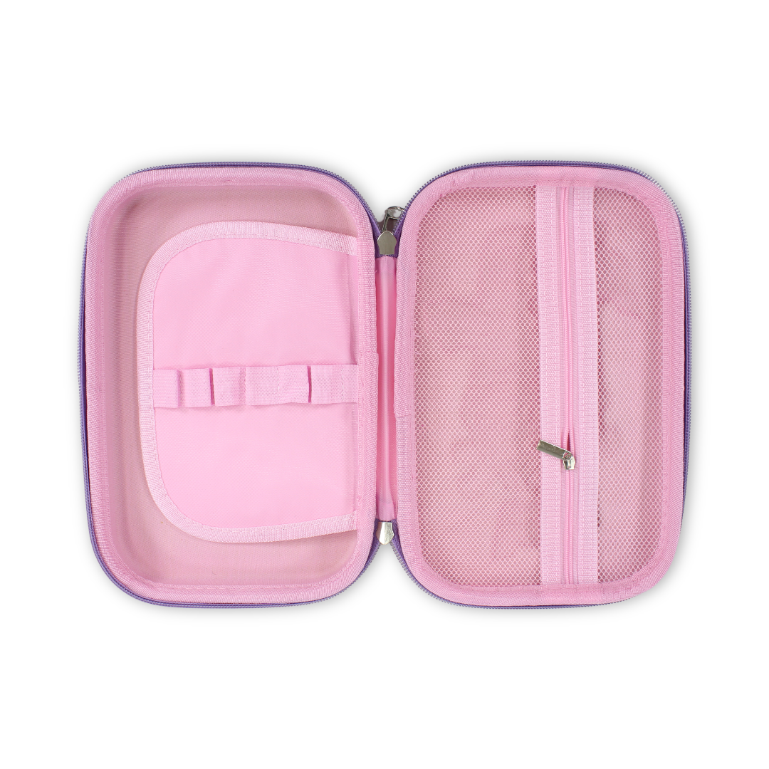 Kuromi Hardcover Pencil Case – Pink