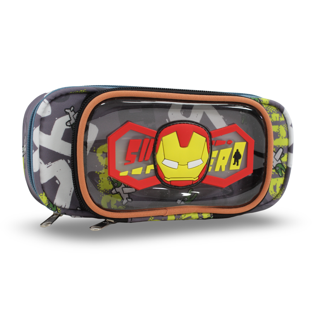 Iron-Man Pencil Case – Grey - School - Tokyo