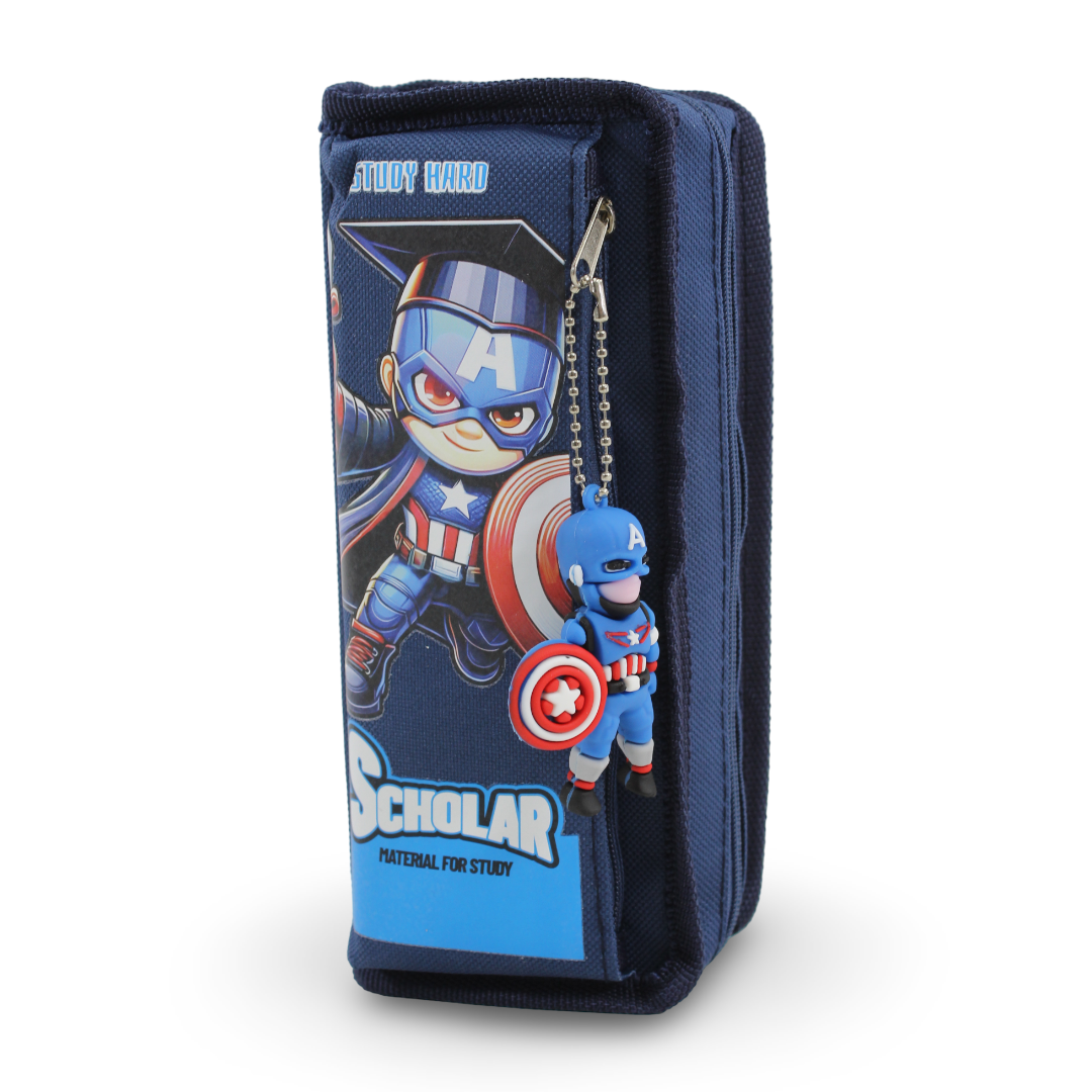 Captain America Pencil Case – Navy - School - Tokyo