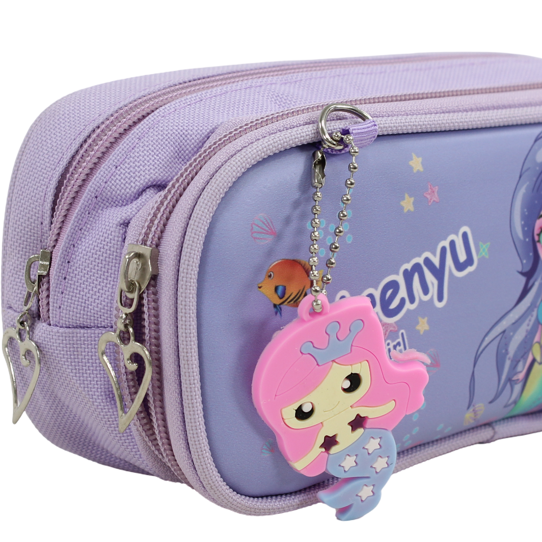 Mermaid Pencil Case – Purple