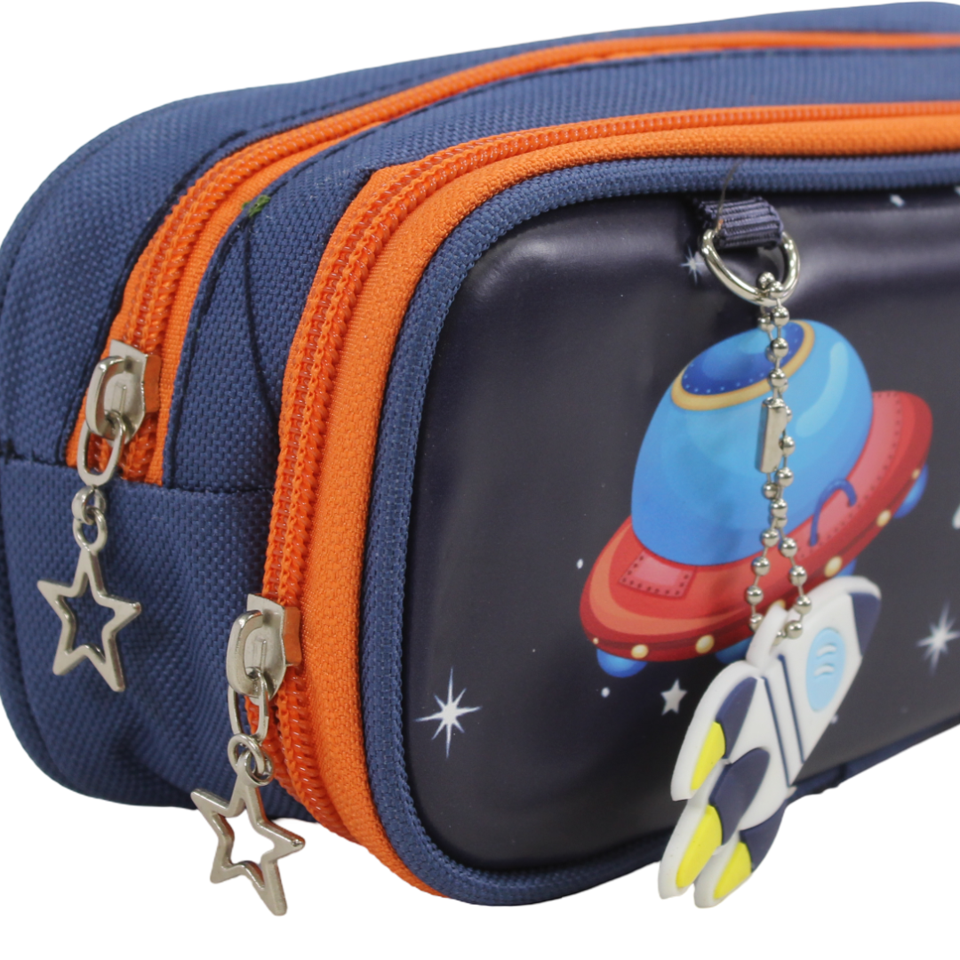 Space Pencil Case – Navy