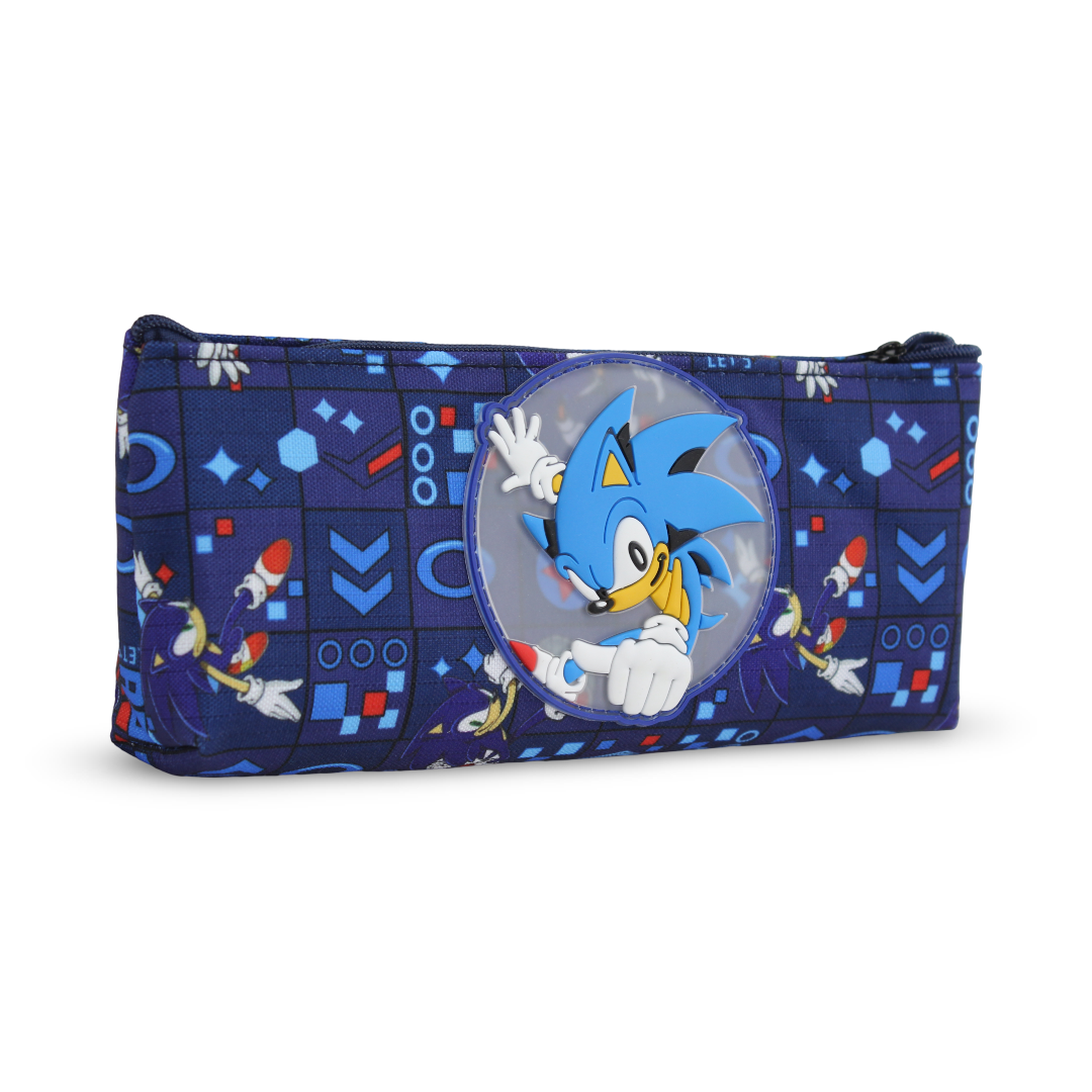 Sonic Pencil Case – Navy