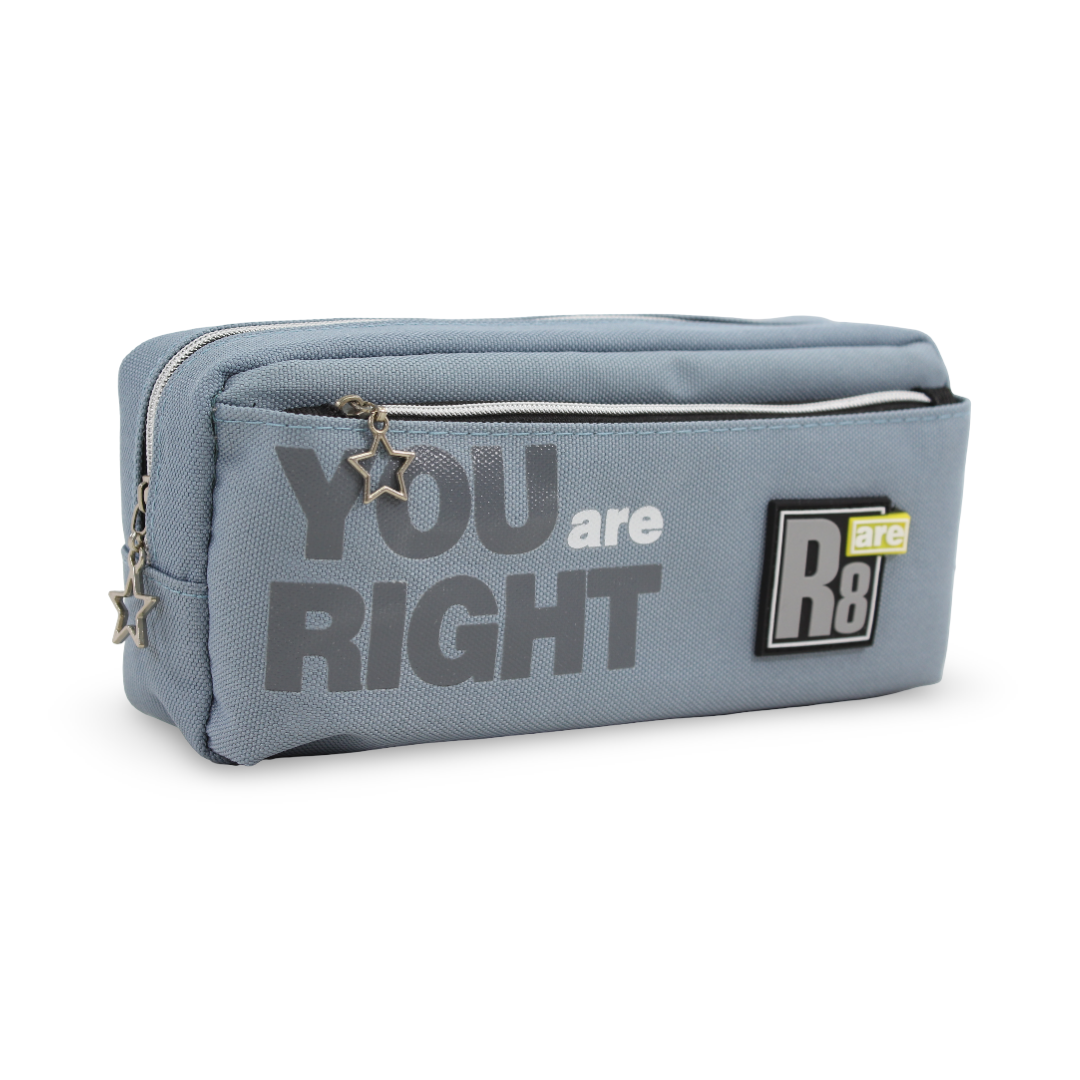 "You are Right" Pencil Case – Grey