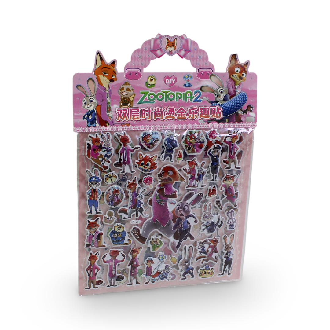 Zootopia 3D Puffy Sticker Set - Assortments - Tokyo