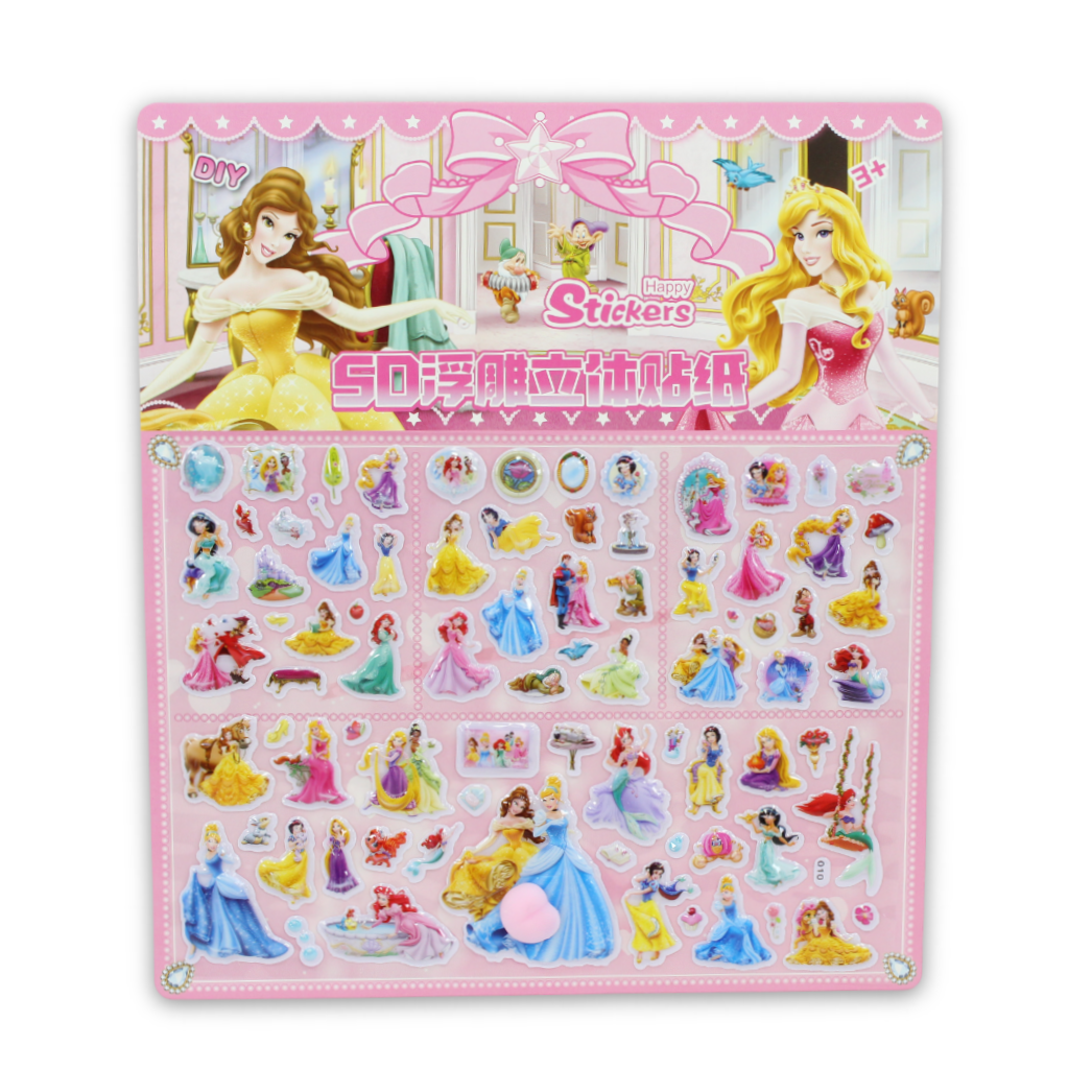 Princess Eva Foam Material Stickers - Assortments - Tokyo