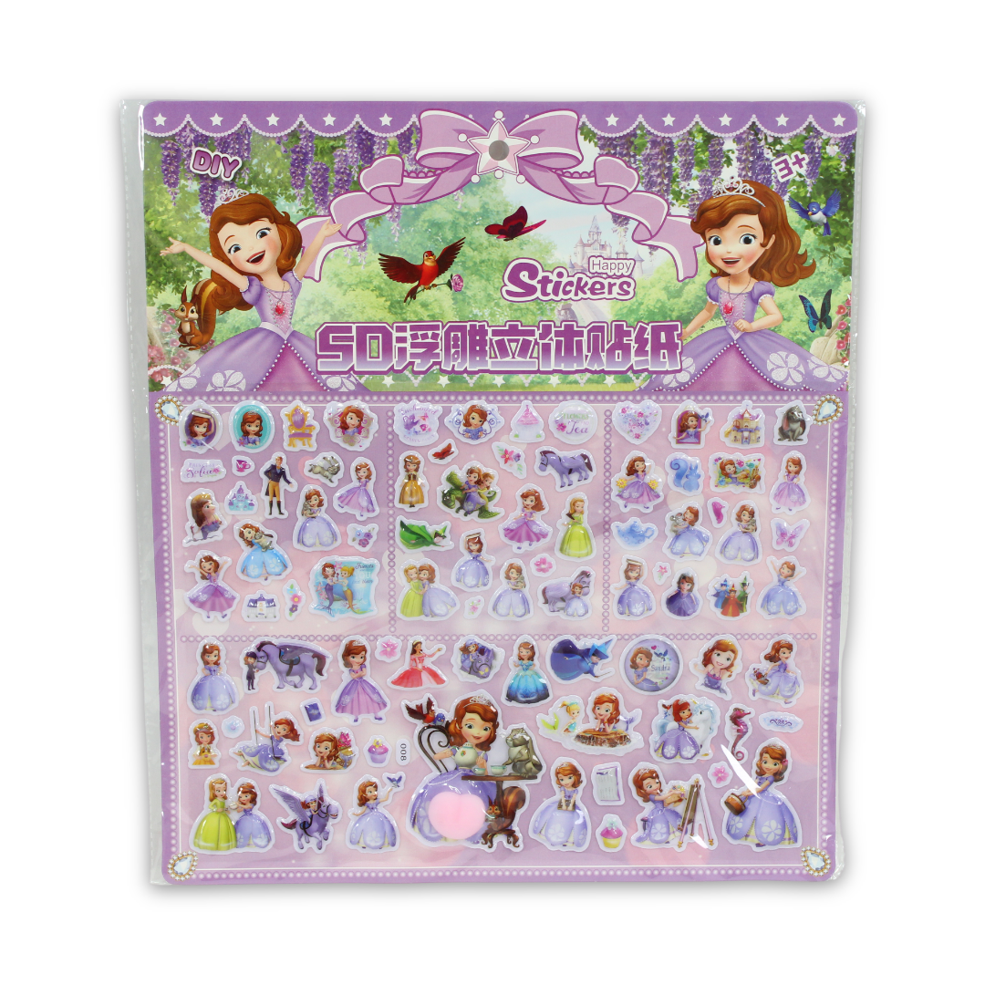 Sofia Eva Foam Material Stickers