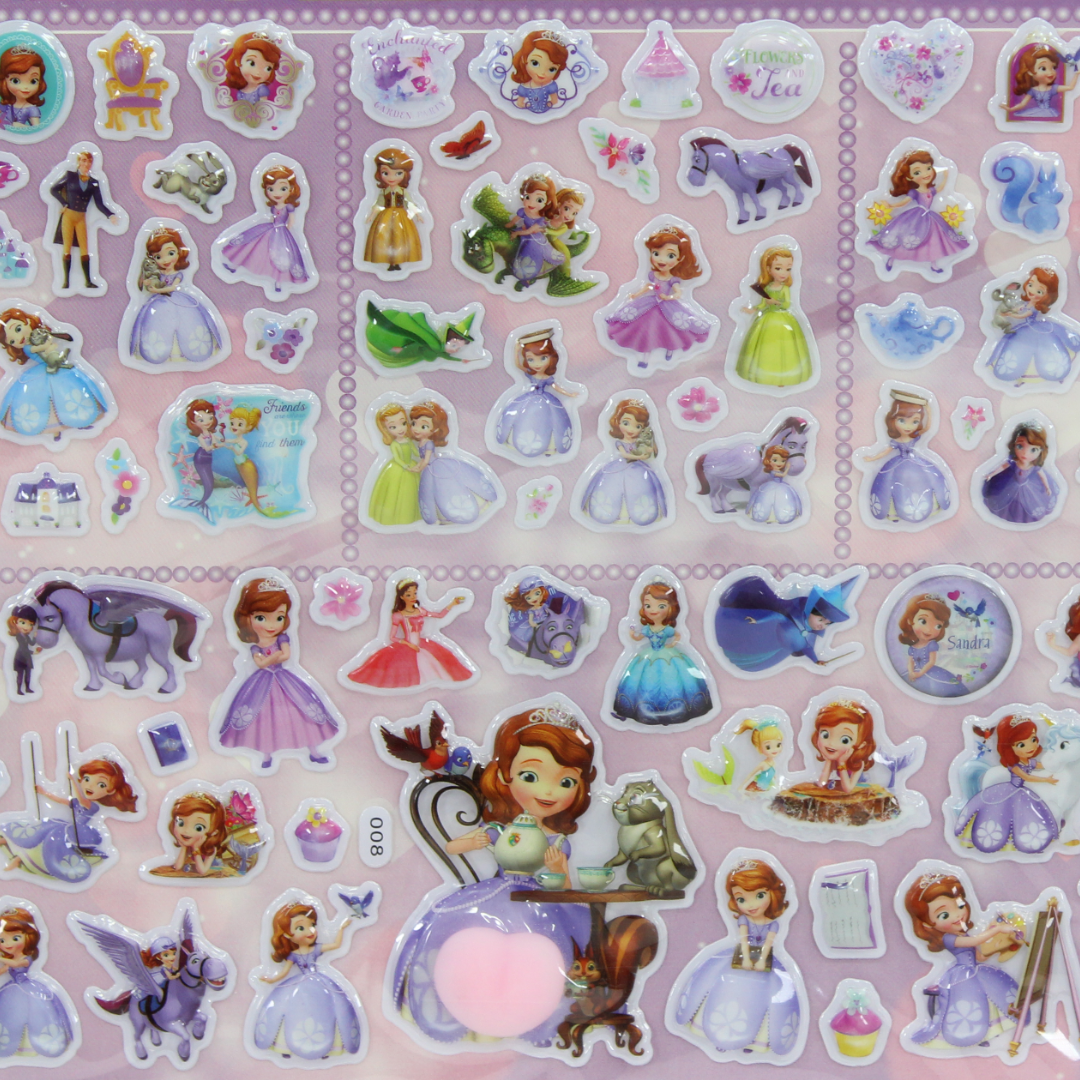 Sofia Eva Foam Material Stickers