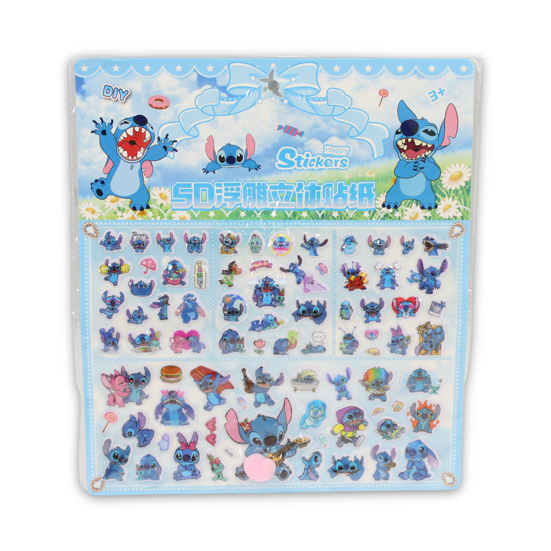 Stitch Eva Foam Material Stickers