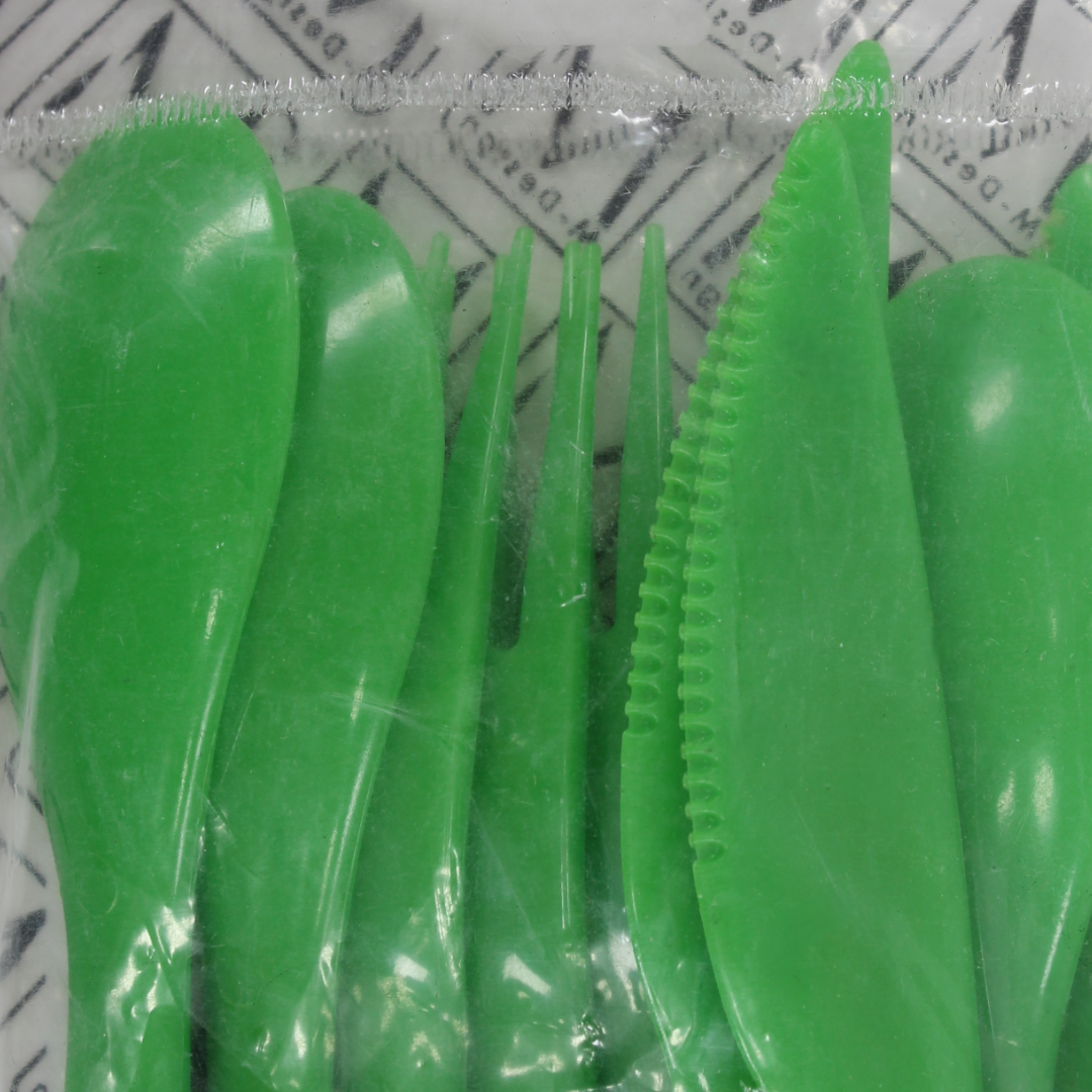 M-Design Cutlery Set (Spoon & Fork & Knife) 9 Pcs – Green