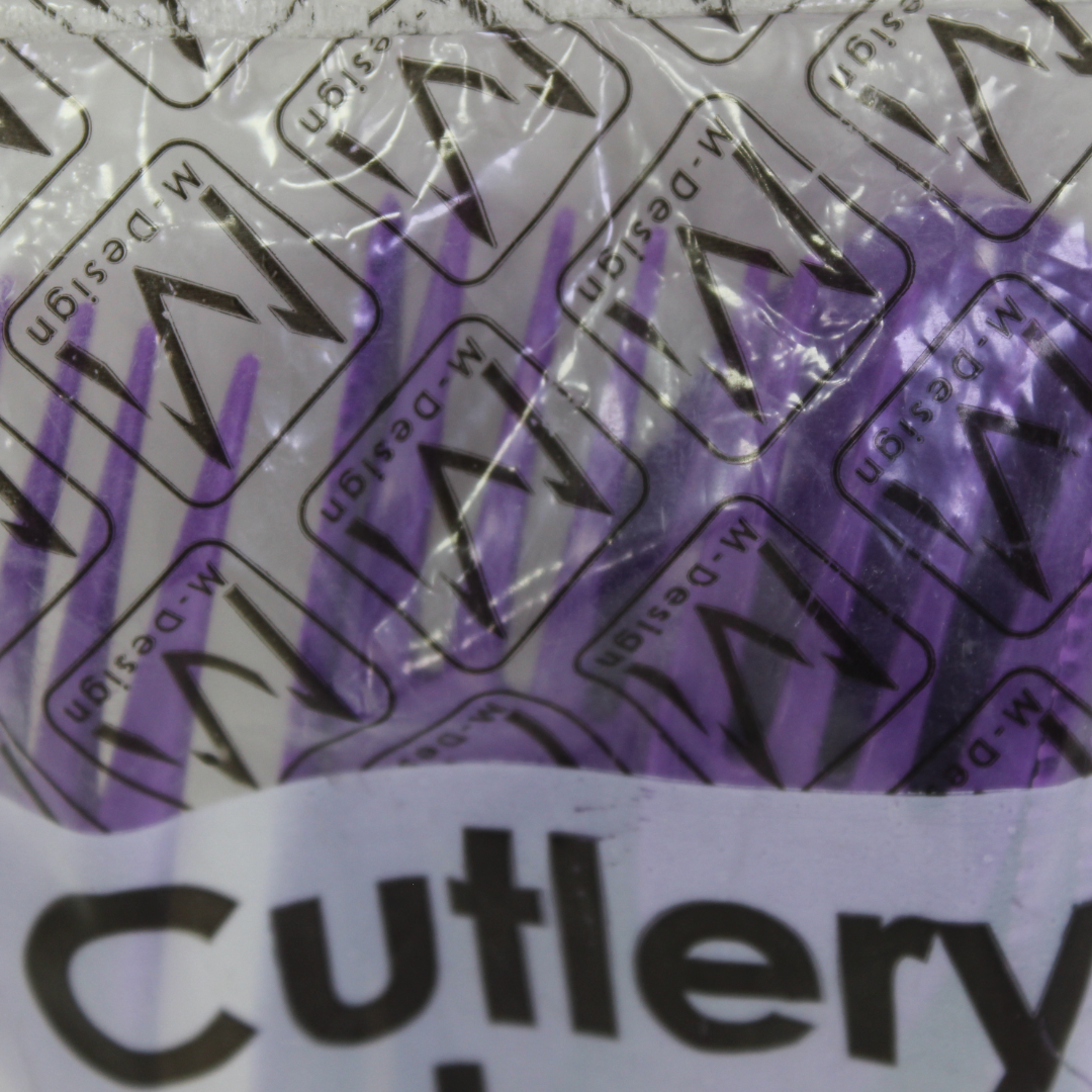 M-Design (Spoon, Fork, and Knife) Set of 9 Pcs  – Purple