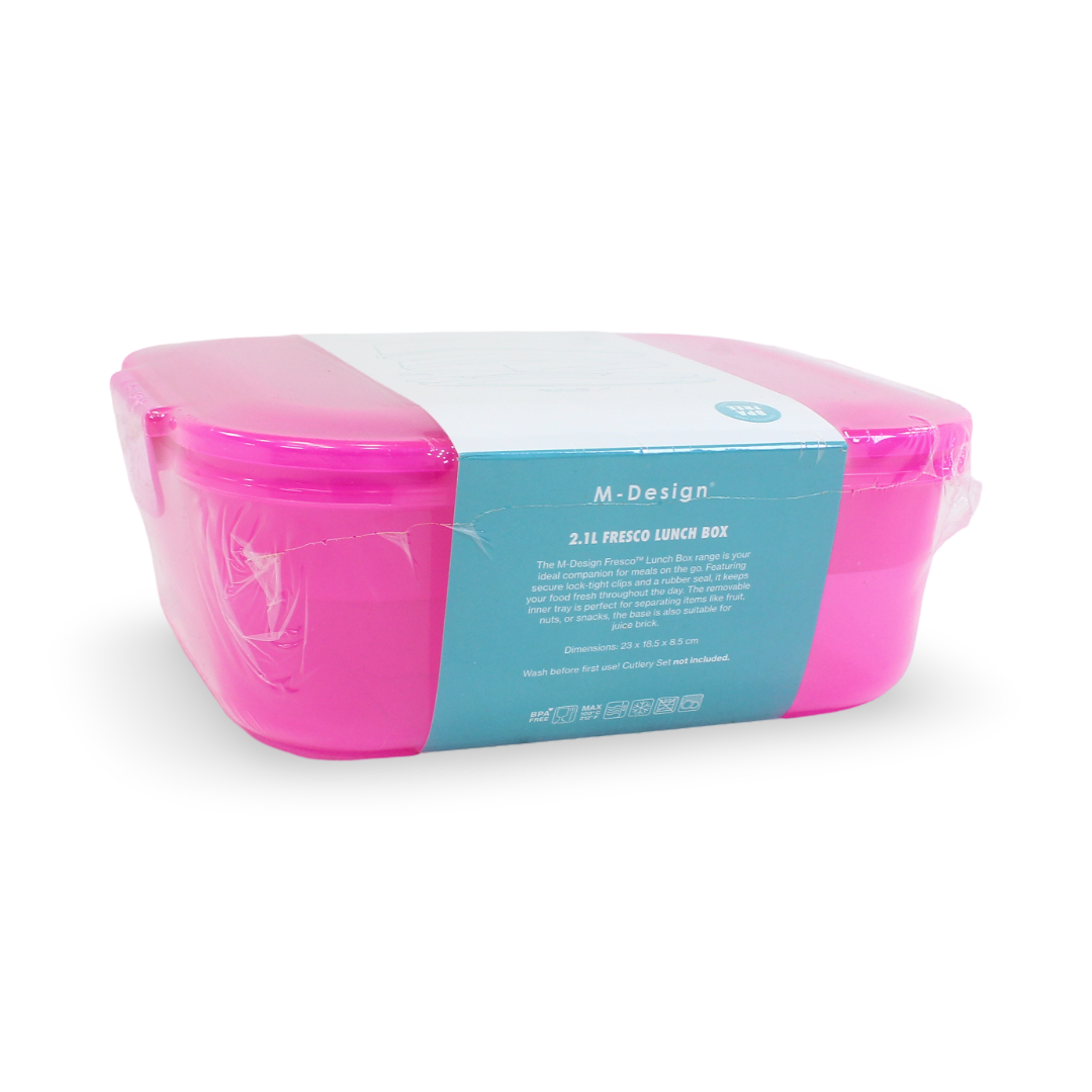 M-Design Fresco Lunch Box 2.1L – Pink